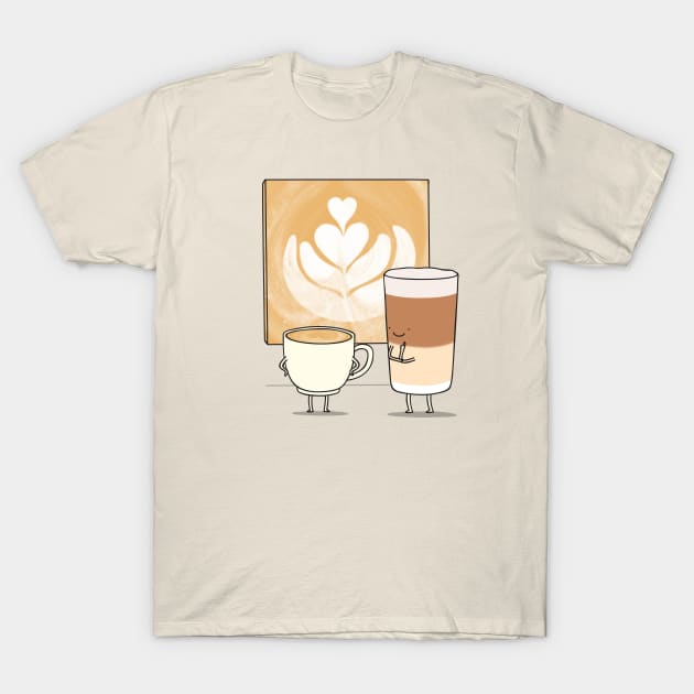 Latte art T-Shirt by milkyprint